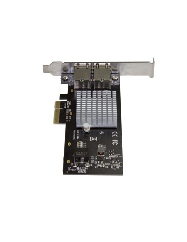StarTech.com Scheda di Rete Ethernet PCIe a 2 porte 10GB - Adattatore di rete PCI Express 10GBASE-T NBASE-T con chip