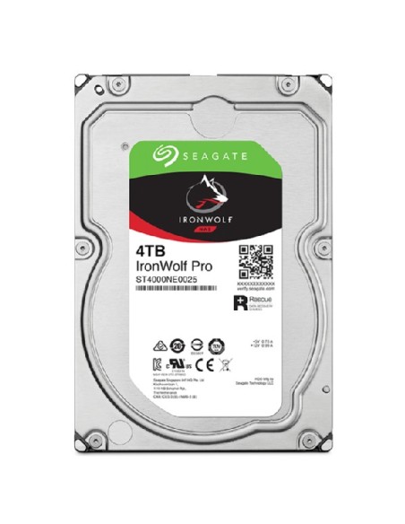 Seagate IronWolf Pro ST4000NT001 disco rigido interno 3.5" 4 TB