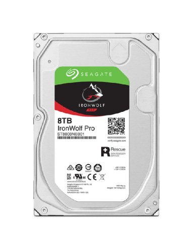 Seagate IronWolf Pro ST8000NT001 disco rigido interno 3.5" 8 TB