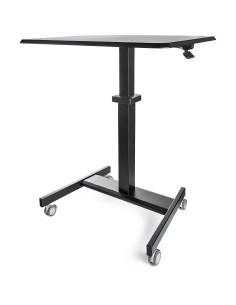 StarTech.com Scrivania Sit-Stand per lavorare in piedi o seduti - Postazione di lavoro ergonomica mobile e regolabile in