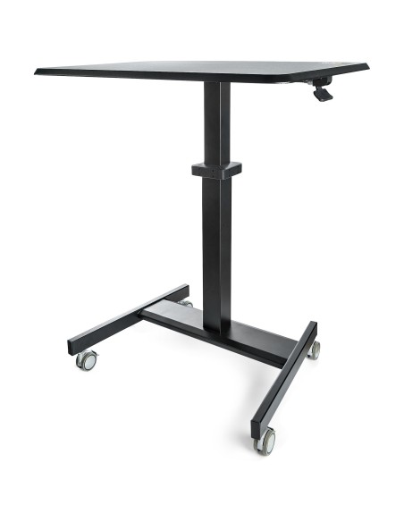 StarTech.com Scrivania Sit-Stand per lavorare in piedi o seduti - Postazione di lavoro ergonomica mobile e regolabile in