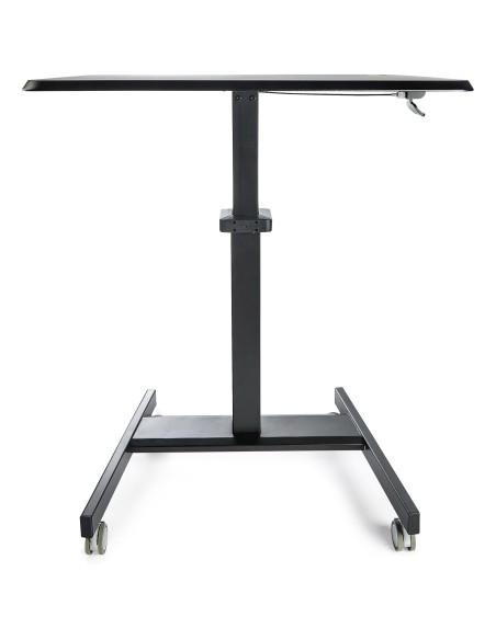 StarTech.com Scrivania Sit-Stand per lavorare in piedi o seduti - Postazione di lavoro ergonomica mobile e regolabile in