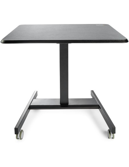 StarTech.com Scrivania Sit-Stand per lavorare in piedi o seduti - Postazione di lavoro ergonomica mobile e regolabile in