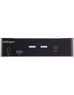 StarTech.com KVM Switch HDMI a 2 porte - Monitor singolo 4K 60Hz Ultra HD HDR - Switch KVM HDMI 2.0 per PC con 2 porte USB 3.0 2