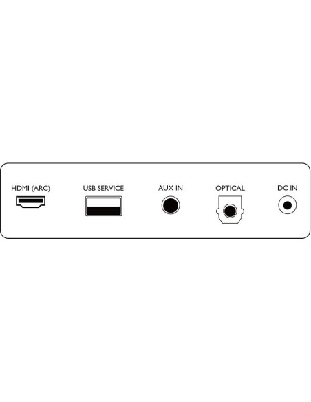 Philips Soundbar 2.0 Grigio 2.0 canali 30 W