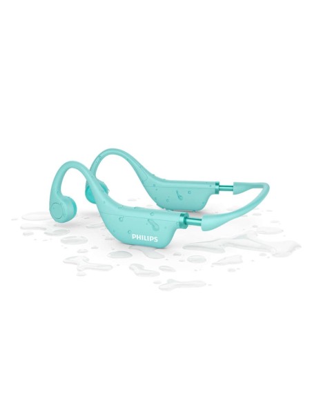 Philips TAK4607GR 00 cuffia e auricolare Cuffie Wireless A clip MUSICA Bluetooth Verde