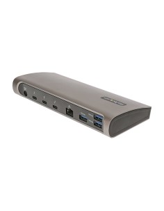 StarTech.com Dock Thunderbolt 4, Power Delivery 96W, Dual Monitor 4K 60Hz Single Monitor 8K, 3xTB4 Porte USB4, 4xUSB-A, SD,