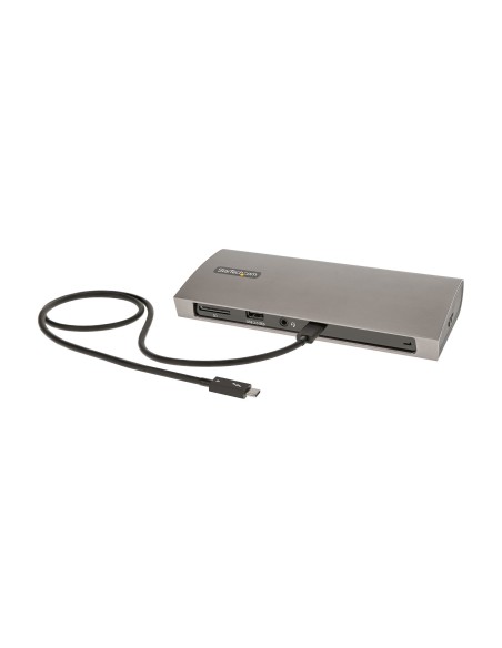 StarTech.com Dock Thunderbolt 4, Power Delivery 96W, Dual Monitor 4K 60Hz Single Monitor 8K, 3xTB4 Porte USB4, 4xUSB-A, SD,