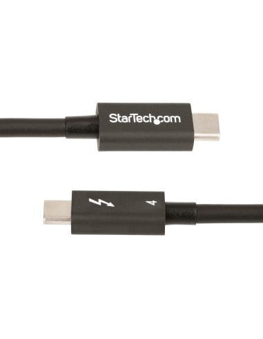 StarTech.com Cavo Thunderbolt 4 da 1m - 40Gbps - PD 100W - Cavo Video Trasferimento dati 4K 8K - Cavo Thunderbolt Certificato
