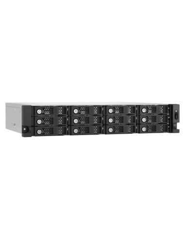 QNAP TL-R1200PES-RP contenitore di unità di archiviazione Box esterno HDD SSD Nero, Grigio 2.5 3.5"