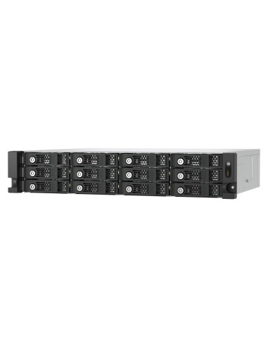 QNAP TL-R1200PES-RP contenitore di unità di archiviazione Box esterno HDD SSD Nero, Grigio 2.5 3.5"