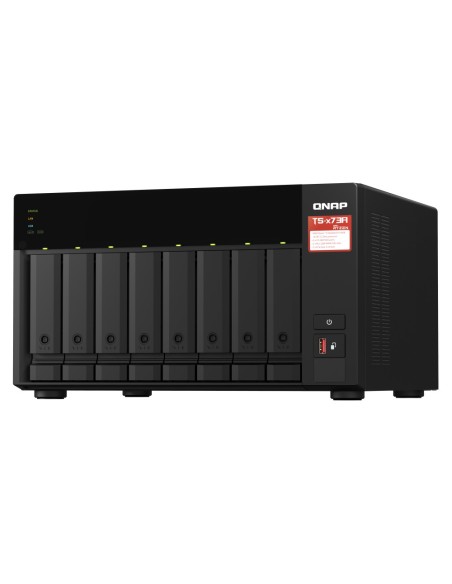 QNAP TS-873A NAS Tower Collegamento ethernet LAN Nero V1500B