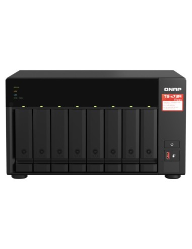 QNAP TS-873A NAS Tower Collegamento ethernet LAN Nero V1500B