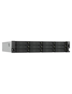 QNAP TS-H1277AXU-RP NAS Armadio (2U) Collegamento ethernet LAN Nero E-2136 2
