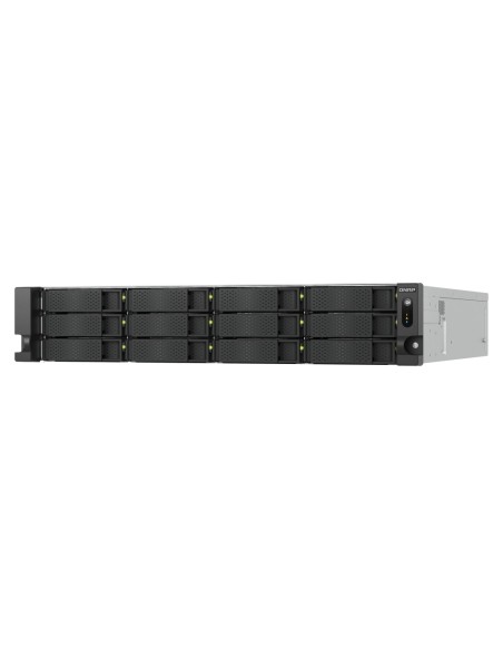 QNAP TS-H1277AXU-RP NAS Armadio (2U) Collegamento ethernet LAN Nero E-2136