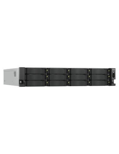 QNAP TS-H1277AXU-RP NAS Armadio (2U) Collegamento ethernet LAN Nero E-2136