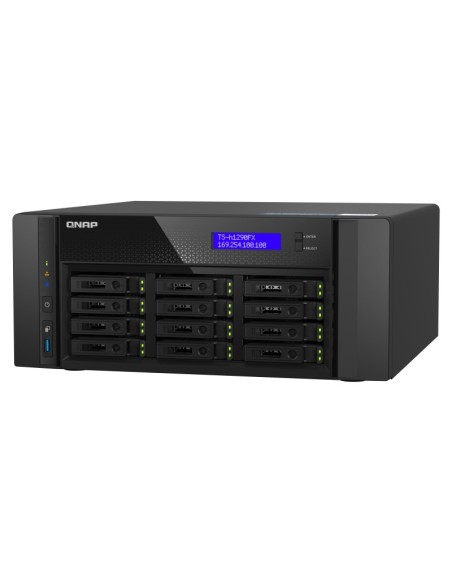QNAP TS-h1290FX NAS Tower Collegamento ethernet LAN Nero 7302P
