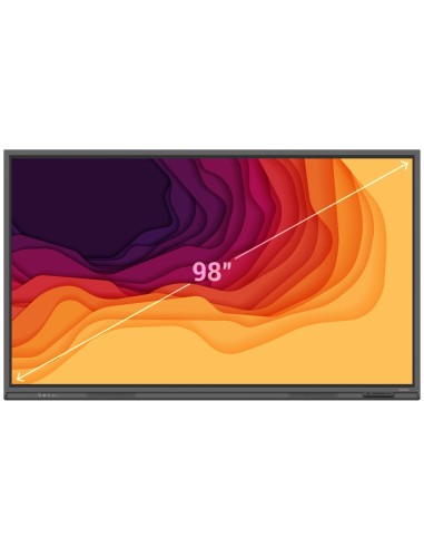 Newline Lyra lavagna interattiva 2,49 m (98") 3840 x 2160 Pixel Touch screen Nero
