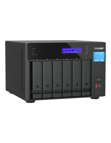 QNAP TVS-H674T-I5-32G server NAS e di archiviazione Tower Collegamento ethernet LAN Nero i5-12400