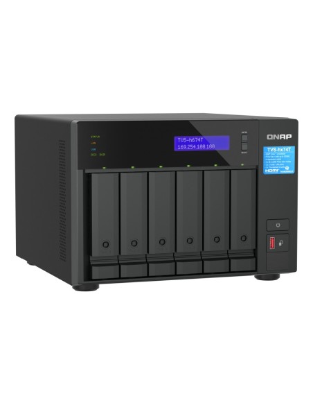 QNAP TVS-H674T-I5-32G server NAS e di archiviazione Tower Collegamento ethernet LAN Nero i5-12400