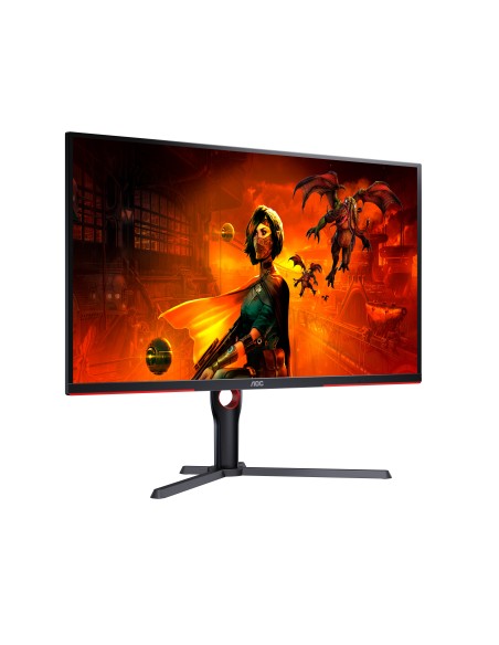AOC G3 U32G3X LED display 80 cm (31.5") 3840 x 2160 Pixel 4K Ultra HD Nero, Rosso