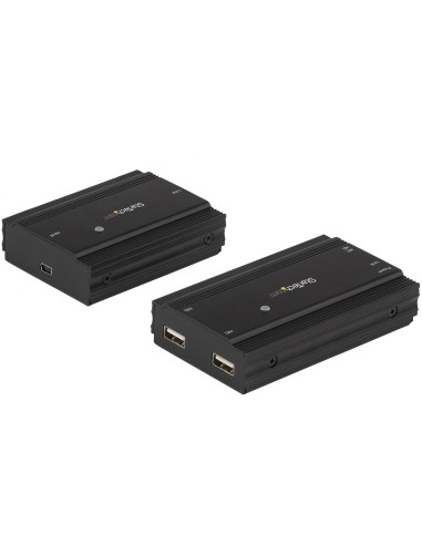 StarTech.com Extender USB 2.0 a 4 porte - Estensore Ethernet USB 2.0 multiporta via CAT5 CAT6 100m - USB Extender Hub via Lan
