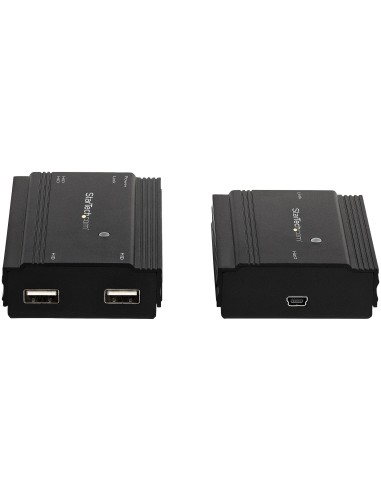 StarTech.com Extender USB 2.0 a 4 porte - Estensore Ethernet USB 2.0 multiporta via CAT5 CAT6 100m - USB Extender Hub via Lan