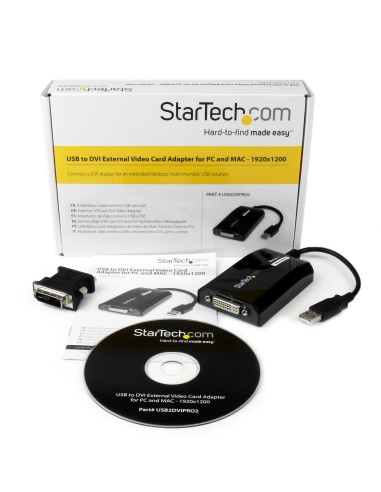 StarTech.com Adattatore USB a DVI - Scheda grafica USB per PC e MAC- 1920x1200