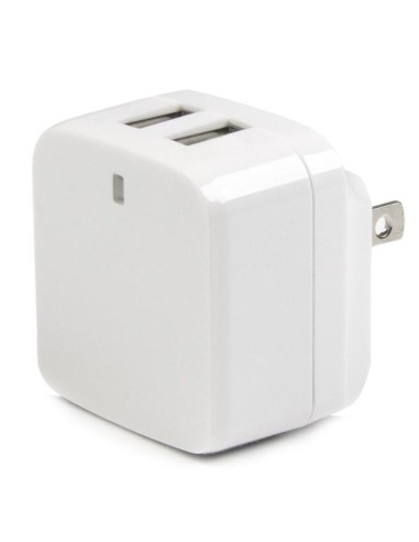 StarTech.com Caricabatterie da Muro a doppia porta x2 USB ad alta potenza ( 17W   3.4 Amp ) con prese da viaggio