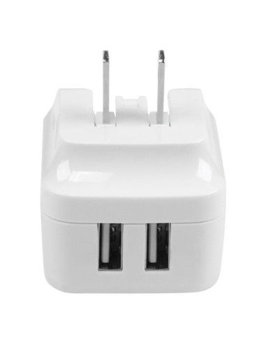 StarTech.com Caricabatterie da Muro a doppia porta x2 USB ad alta potenza ( 17W   3.4 Amp ) con prese da viaggio
