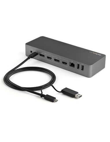 StarTech.com Cavo USB-C da 1 m con adattatore Dongle USB-A - Cavo ibrido 2-in-1 USB tipo C con USB-A - Da USB-C a USB-C