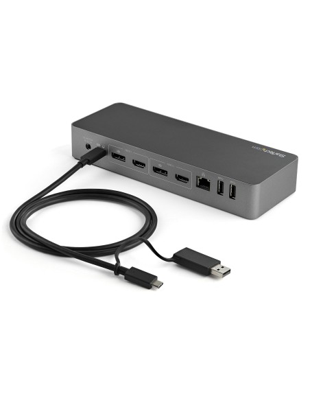 StarTech.com Cavo USB-C da 1 m con adattatore Dongle USB-A - Cavo ibrido 2-in-1 USB tipo C con USB-A - Da USB-C a USB-C