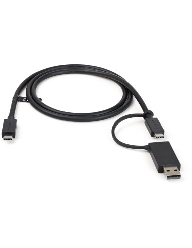 StarTech.com Cavo USB-C da 1 m con adattatore Dongle USB-A - Cavo ibrido 2-in-1 USB tipo C con USB-A - Da USB-C a USB-C