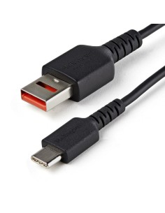 StarTech.com Cavo di ricarica USB C sicuro da 1 m - Cavo di sola alimentazione da USB-A a USB type C con blocco dati - Cavo