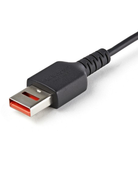 StarTech.com Cavo di ricarica USB C sicuro da 1 m - Cavo di sola alimentazione da USB-A a USB type C con blocco dati - Cavo
