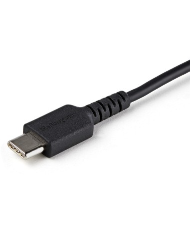 StarTech.com Cavo di ricarica USB C sicuro da 1 m - Cavo di sola alimentazione da USB-A a USB type C con blocco dati - Cavo