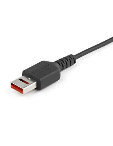 StarTech.com Cavo di ricarica Micro USB sicuro da 1 m - Cavo di sola alimentazione da USB-A a Micro USB con blocco dati - Cavo