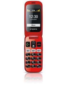 Emporia ONE 6,1 cm (2.4") 80 g Nero, Rosso Telefono per anziani 2