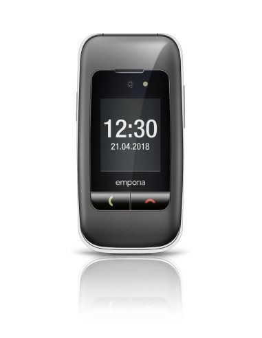 Emporia ONE 6,1 cm (2.4") 80 g Grigio, Argento Telefono per anziani