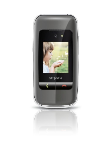 Emporia ONE 6,1 cm (2.4") 80 g Grigio, Argento Telefono per anziani