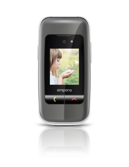 Emporia ONE 6,1 cm (2.4") 80 g Grigio, Argento Telefono per anziani