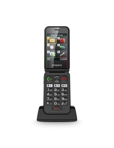 Emporia SIMPLICITYglam 7,11 cm (2.8") 102 g Nero Telefono per anziani