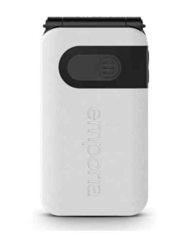 Emporia SIMPLICITYglam.4G 7,11 cm (2.8") 106 g Nero, Bianco Telefono per anziani