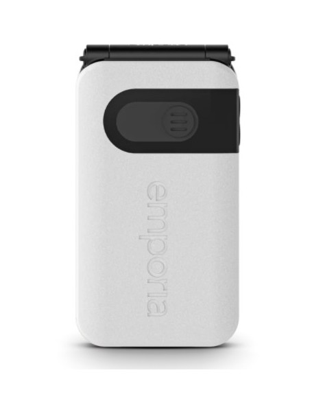 Emporia SIMPLICITYglam.4G 7,11 cm (2.8") 106 g Nero, Bianco Telefono per anziani
