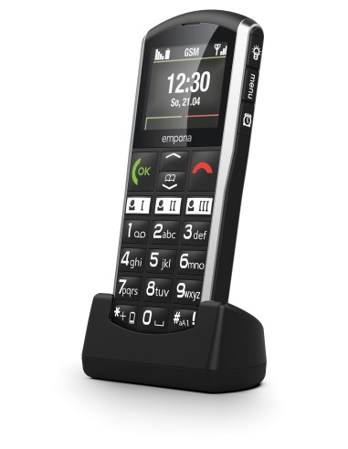 Emporia SiMPLiCiTY 5,08 cm (2") 90 g Nero, Argento Telefono per anziani