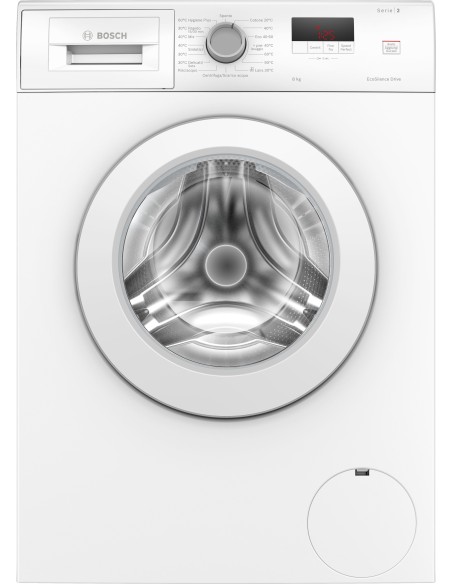 Bosch Serie 2 Lavatrice a carica frontale, , 8 kg, 1200 g min., Cl. C.