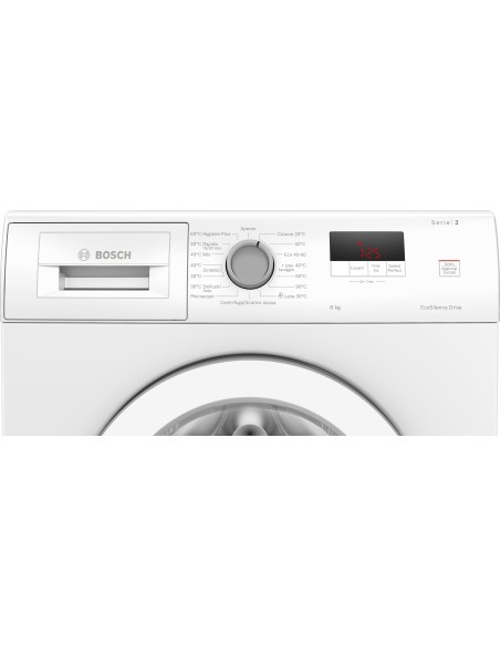 Bosch Serie 2 Lavatrice a carica frontale, , 8 kg, 1200 g min., Cl. C.