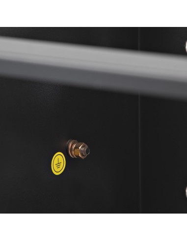 StarTech.com WALLMOUNT4 rack 4U Da parete Nero