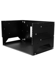 StarTech.com Rack Armadio per Montaggio a Parete con Mensola Incorporata - Accaio - 4U