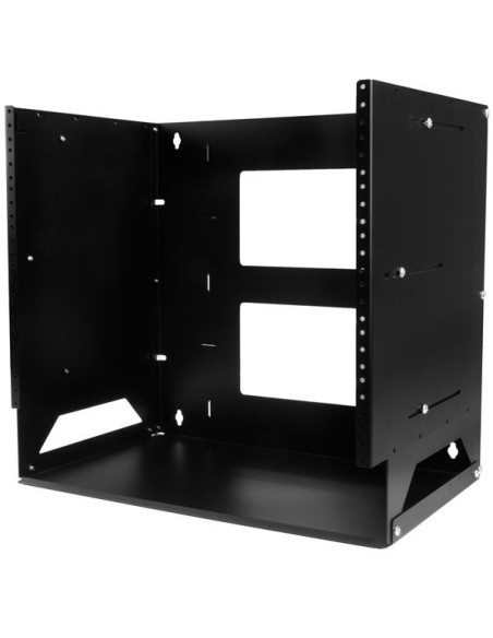 StarTech.com Rack Armadio per Montaggio a Parete con Mensola Incorporata - Accaio - 8U